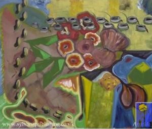 A Riddle painting bt Arneldo